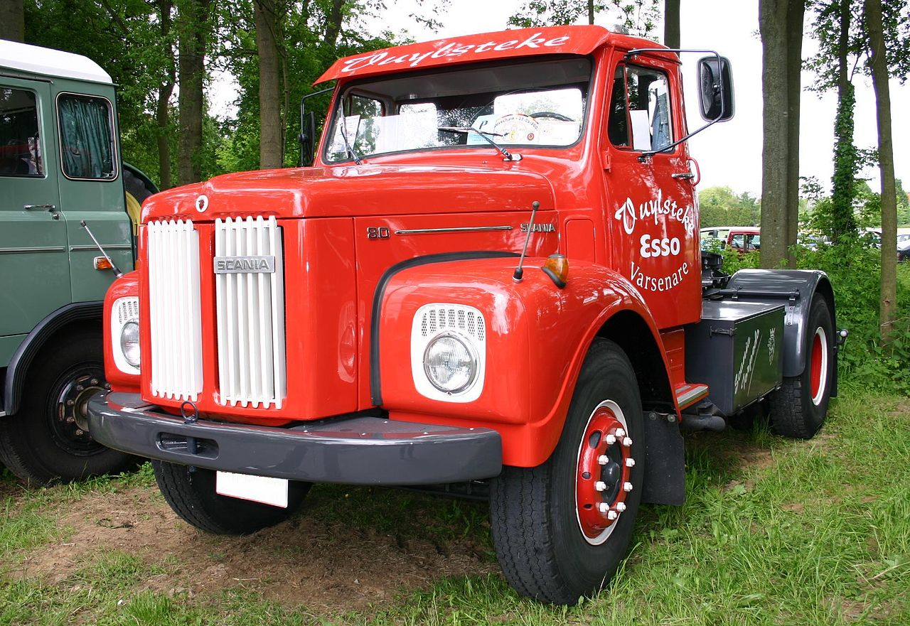 An old truck from Scania